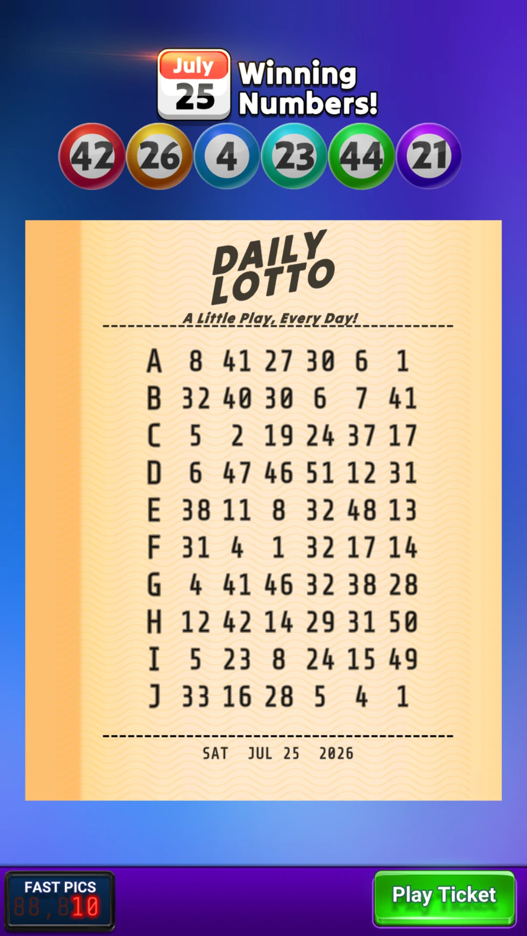 Scratch Off Daily screenshot